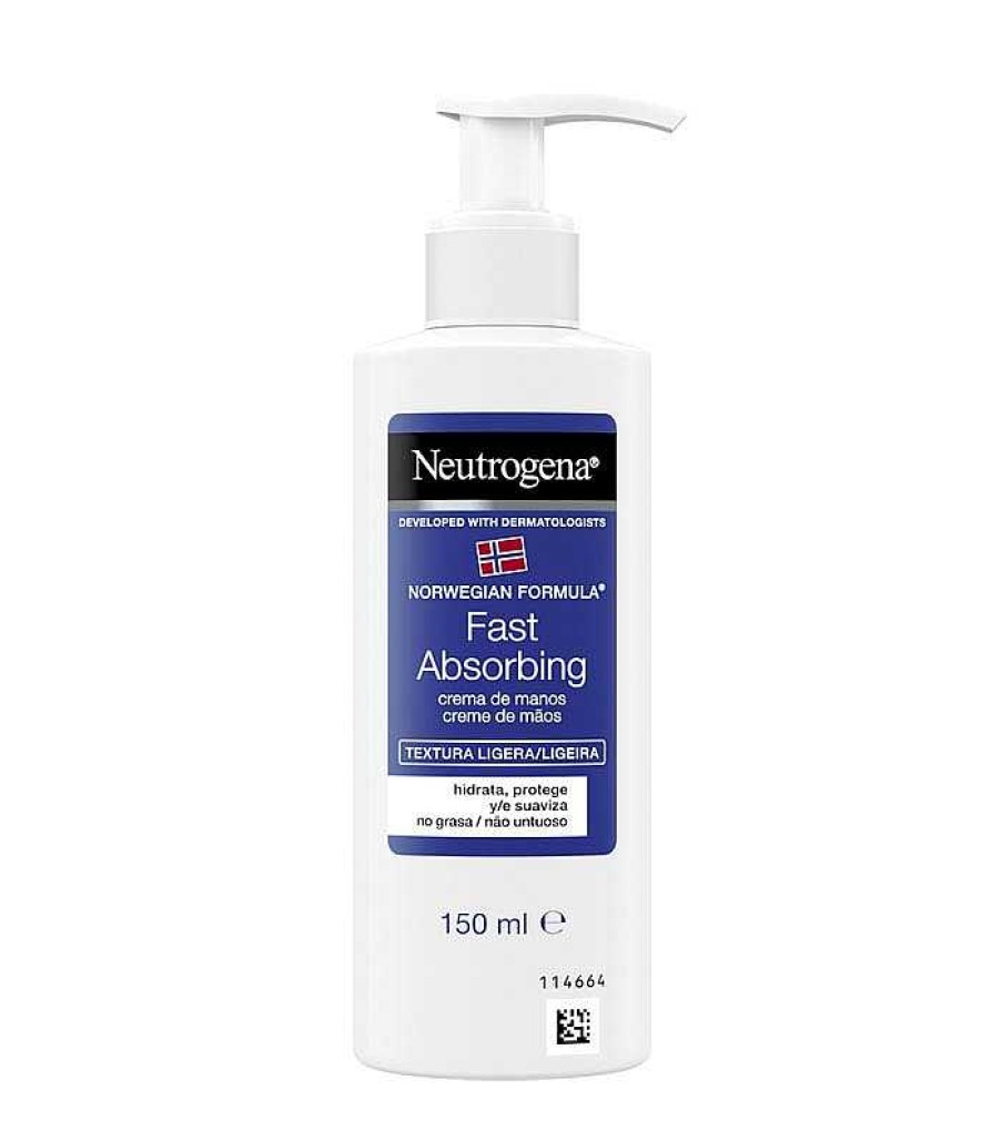 Cuidado De Manos | Neutrogena Neutrogena - Crema De Manos De Absorci N R Pida 150Ml