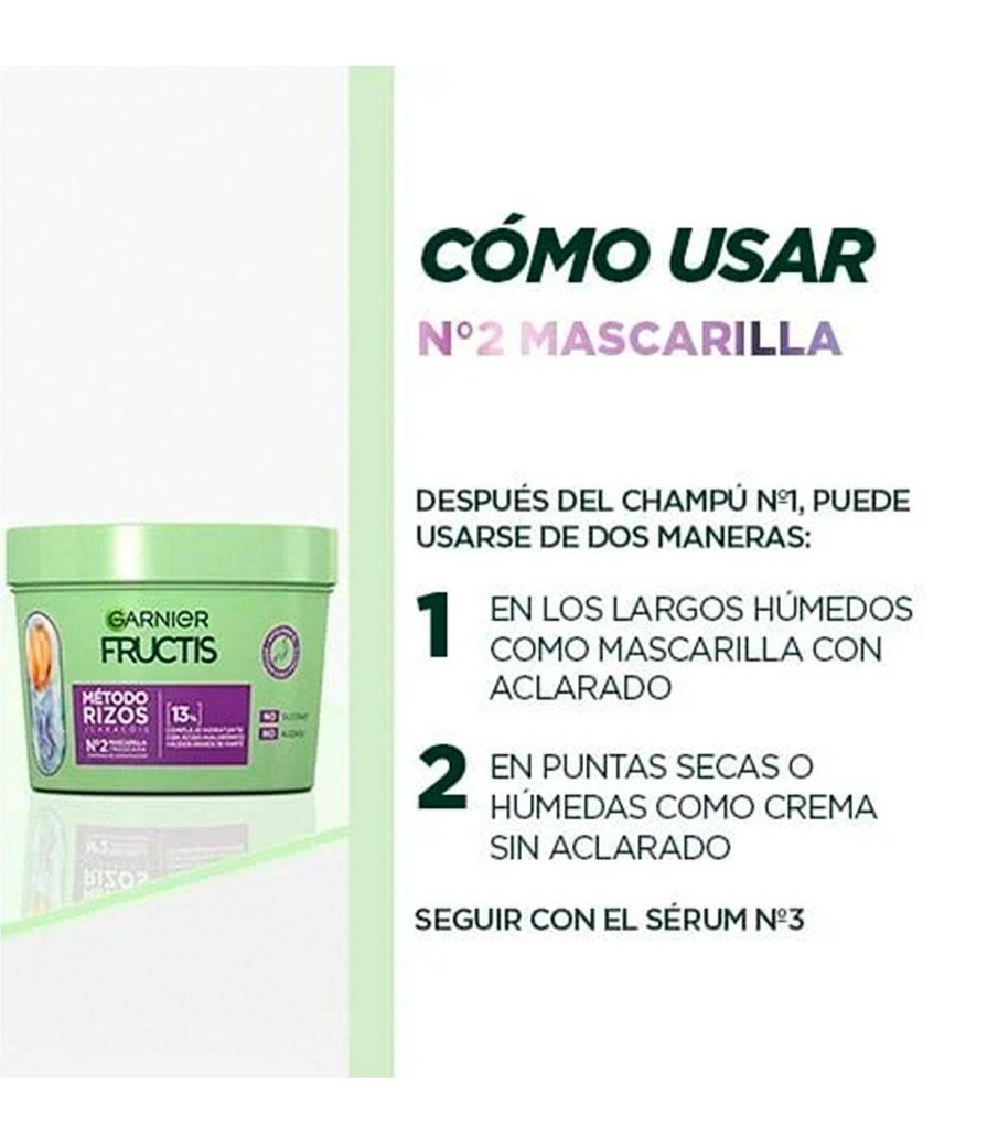 Acondicionadores Y Mascarillas | Garnier Garnier - *M Todo Rizos* - Mascarilla Fructis Rizos Hidratados - N 2