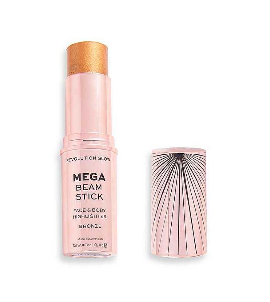 Iluminador En Crema | Makeup Revolution Revolution - *Glow* - Iluminador Facial Y Corporal Mega Beam Stick - Bronze