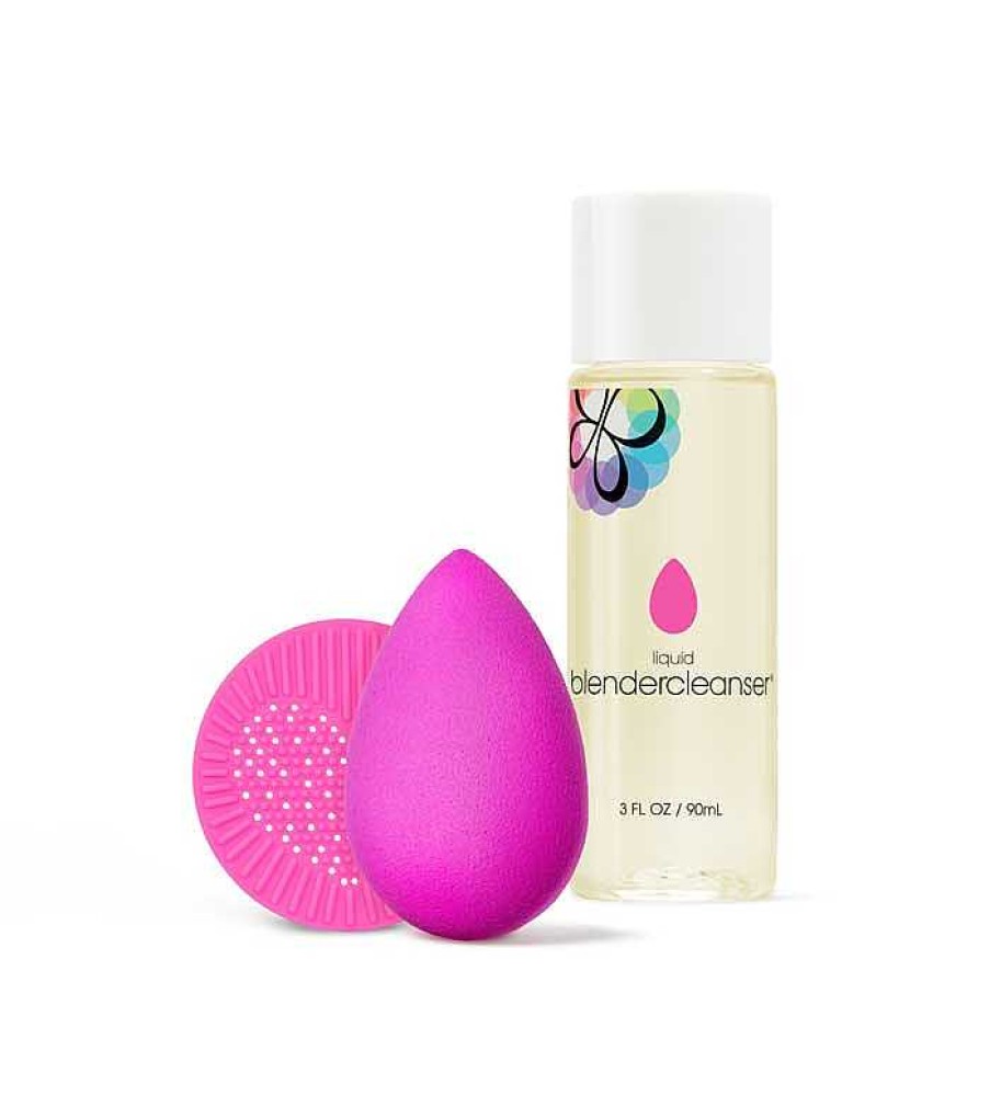 Accesorios Y Mantas | BeautyBlender Beautyblender - Set Esponja Y Limpiadores Base Station