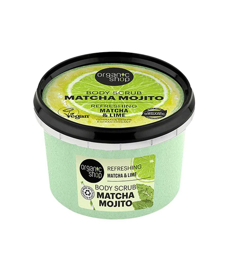 Exfoliantes | Organic Shop Organic Shop - Exfoliante Corporal Refrescante - Matcha Mojito