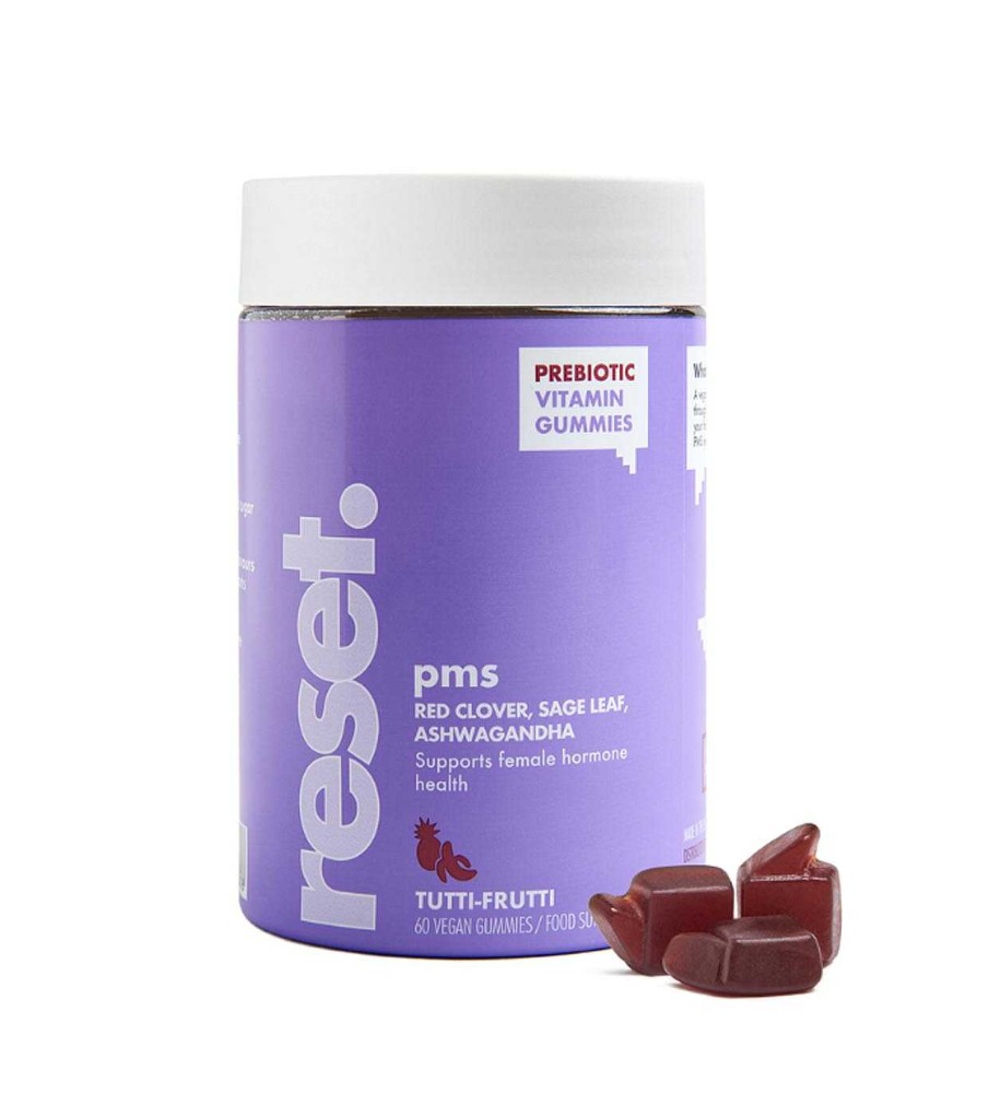 Complementos Alimenticios | Reset Reset - Vitaminas Para La Salud Femenina Pms Prebiotic Gummies