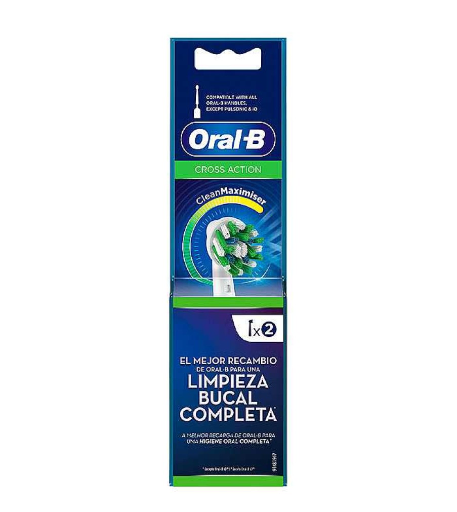 Higiene Bucodental | Oral B Oral B - Recambio Para Cepillo Dental El Ctrico Cross Action 2 Unidades