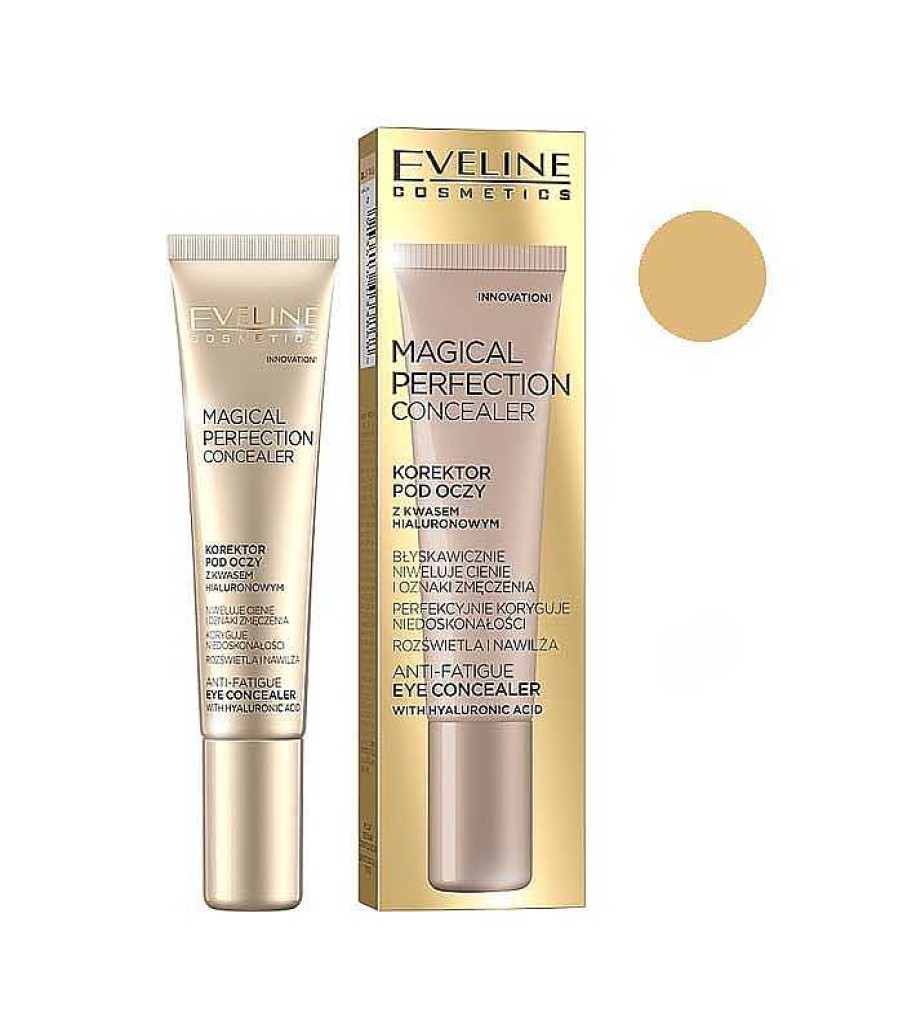 Correctores En Crema | Eveline Cosmetics Eveline Cosmetics - Corrector De Ojeras Anti-Fatiga Magical Perfection - 02: A Light Vanilla