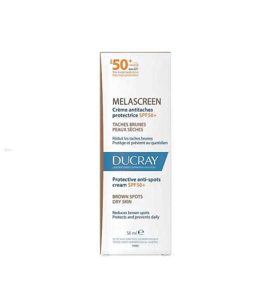 Protectores Solares Faciales | Ducray Ducray - *Melascreen* - Crema Protector Solar Anti-Manchas Spf50+ - Manchas Oscuras Y Pieles Secas