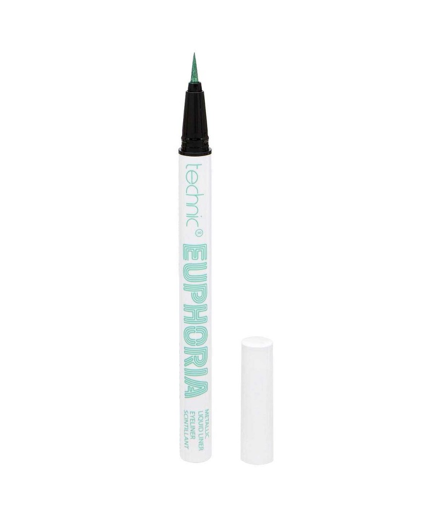 Delineadores L Quidos | Technic Cosmetics Technic Cosmetics - Delineador De Ojos L Quido Met Lico Euphoria - Green