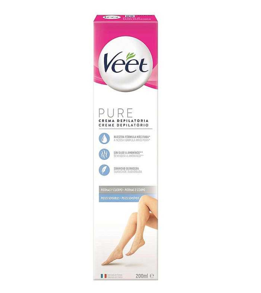 Depilaci N | Veet Veet - Crema Depilatoria Para Piernas Y Cuerpo Pure - Pieles Sensibles