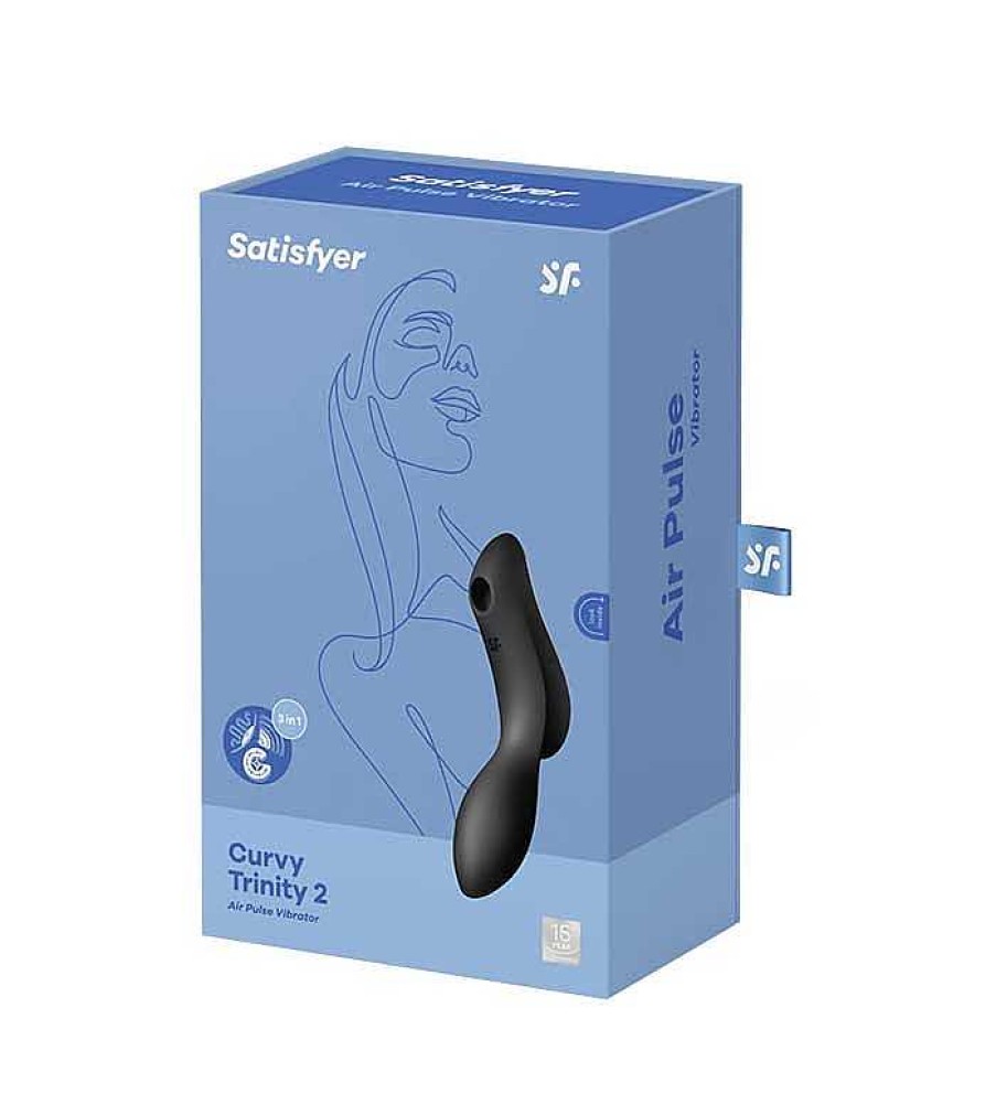 Masaje Y Relaciones Sexuales | Satisfyer Satisfyer - Vibrador Curvy Trinity 2