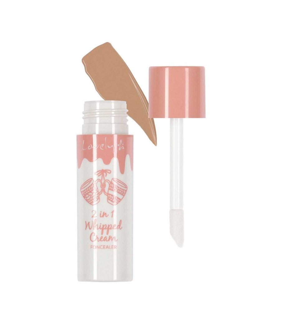 Base De Maquillaje Fluida | Lovely Lovely - *Cozy Feeling* - Base De Maquillaje Y Corrector 2 In 1 Whipped Cream - 04: Beige