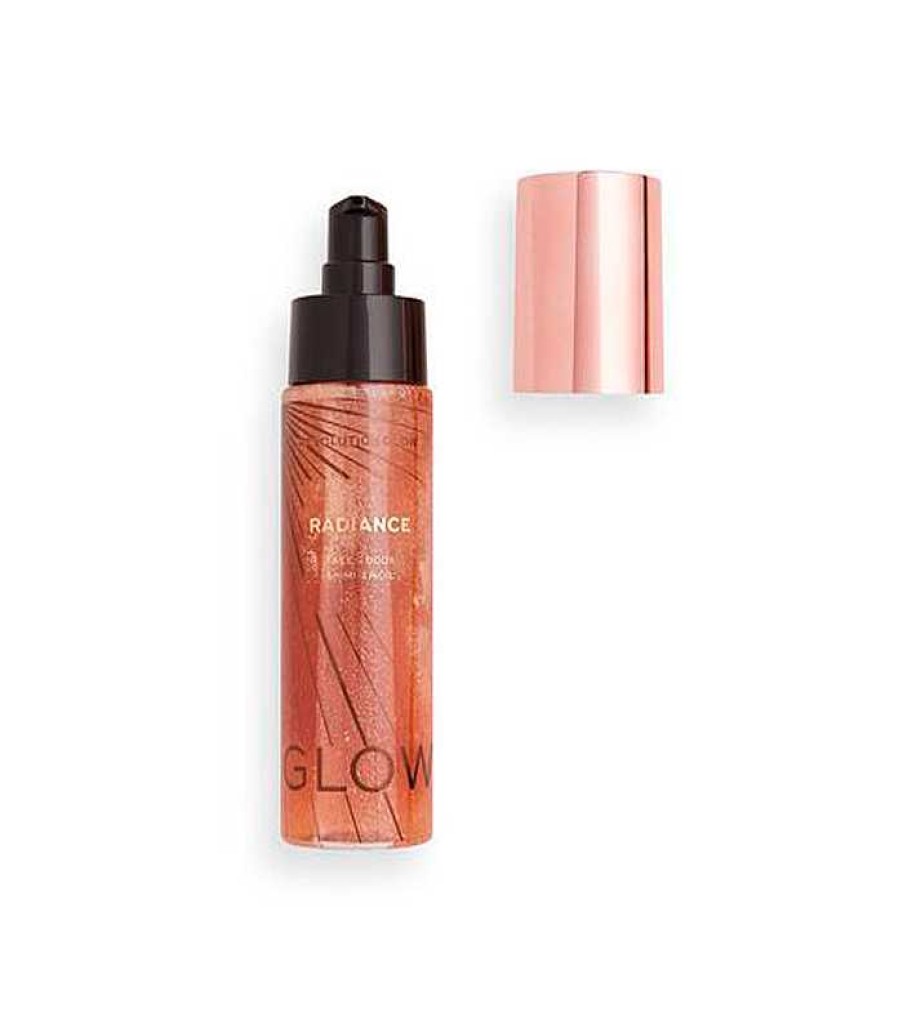 Iluminador L Quido | Makeup Revolution Revolution - *Glow* - Aceite Glow Radiance Shimmer Para Cara Y Cuerpo - Bronze