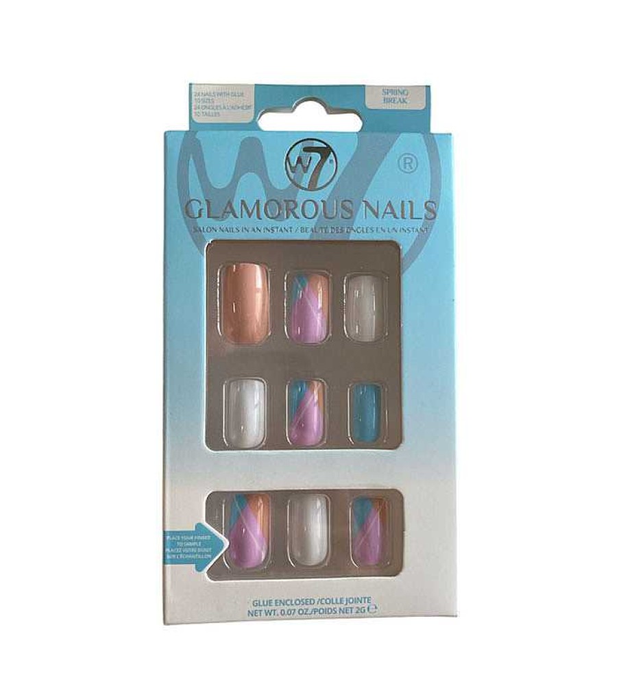 U As Postizas | W7 W7 - U As Postizas Glamorous Nails - Spring Break