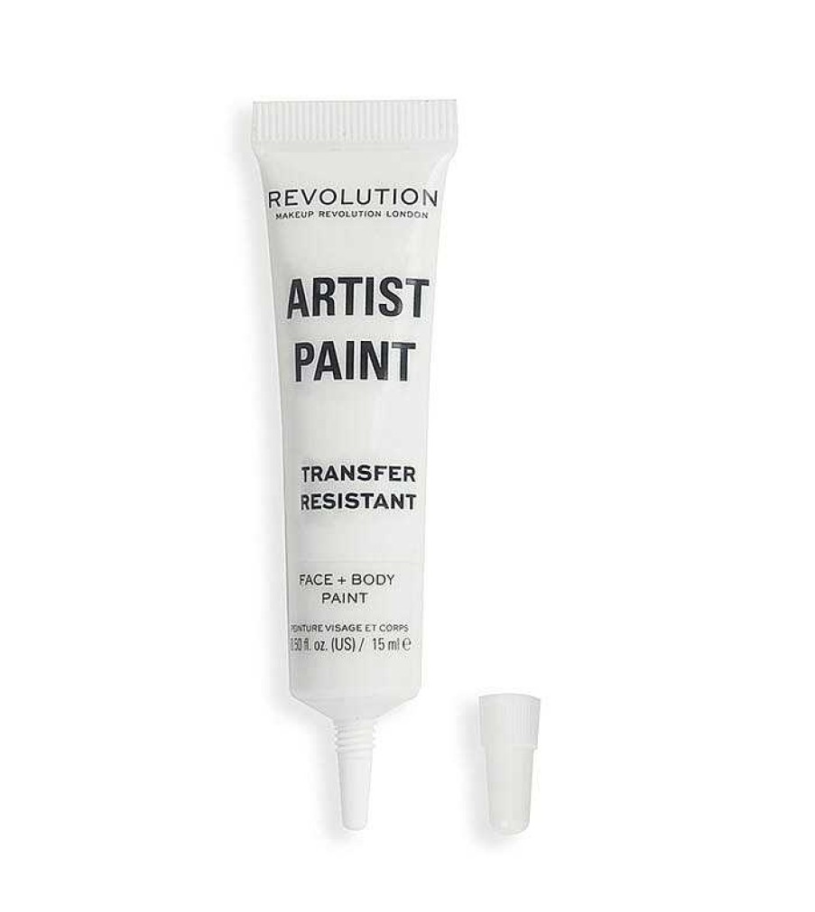 Maquillaje Art Stico | Makeup Revolution Revolution - *Artist Collection* - Pintura Para Rostro Y Cuerpo Artist Paint - White