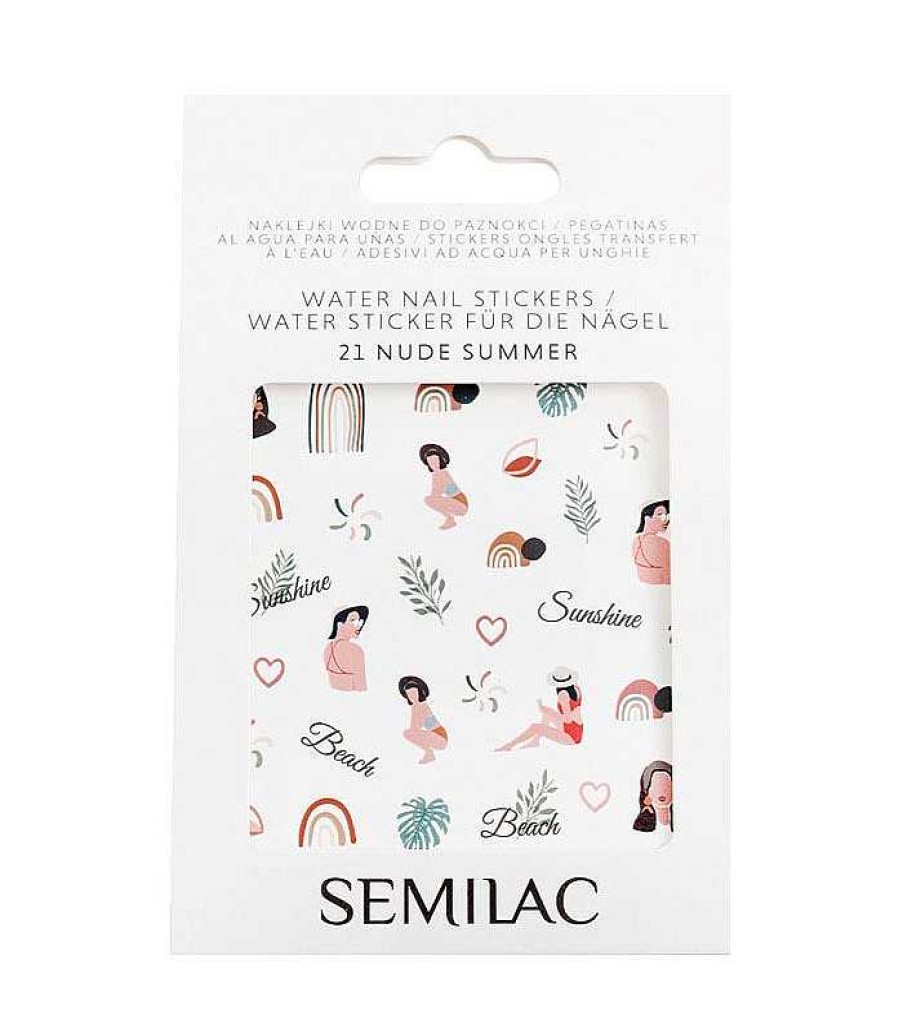 Decoraci N De U As | Semilac Semilac - Stickers Al Agua Para U As - 21: Nude Summer