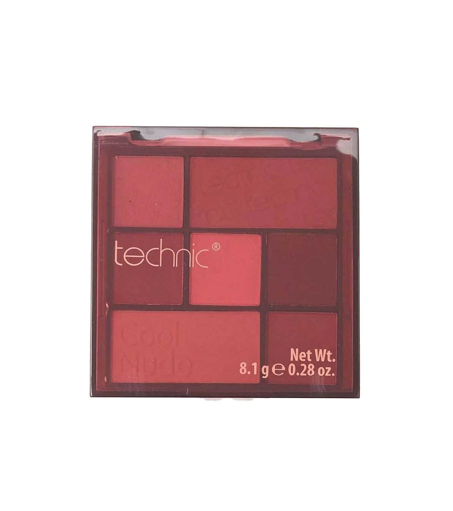 Paletas De Sombras | Technic Cosmetics Technic Cosmetics - Paleta De Sombras Pressed Pigment - Cool Nude