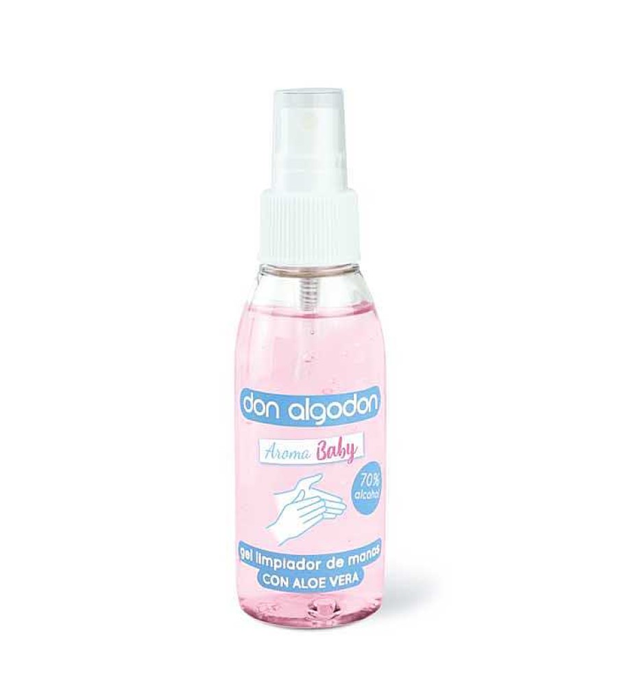 Desinfectantes De Manos Y Mascarillas | Don Algodon Don Algodon - Gel Limpiador De Manos Con Aloe Vera - Aroma Baby