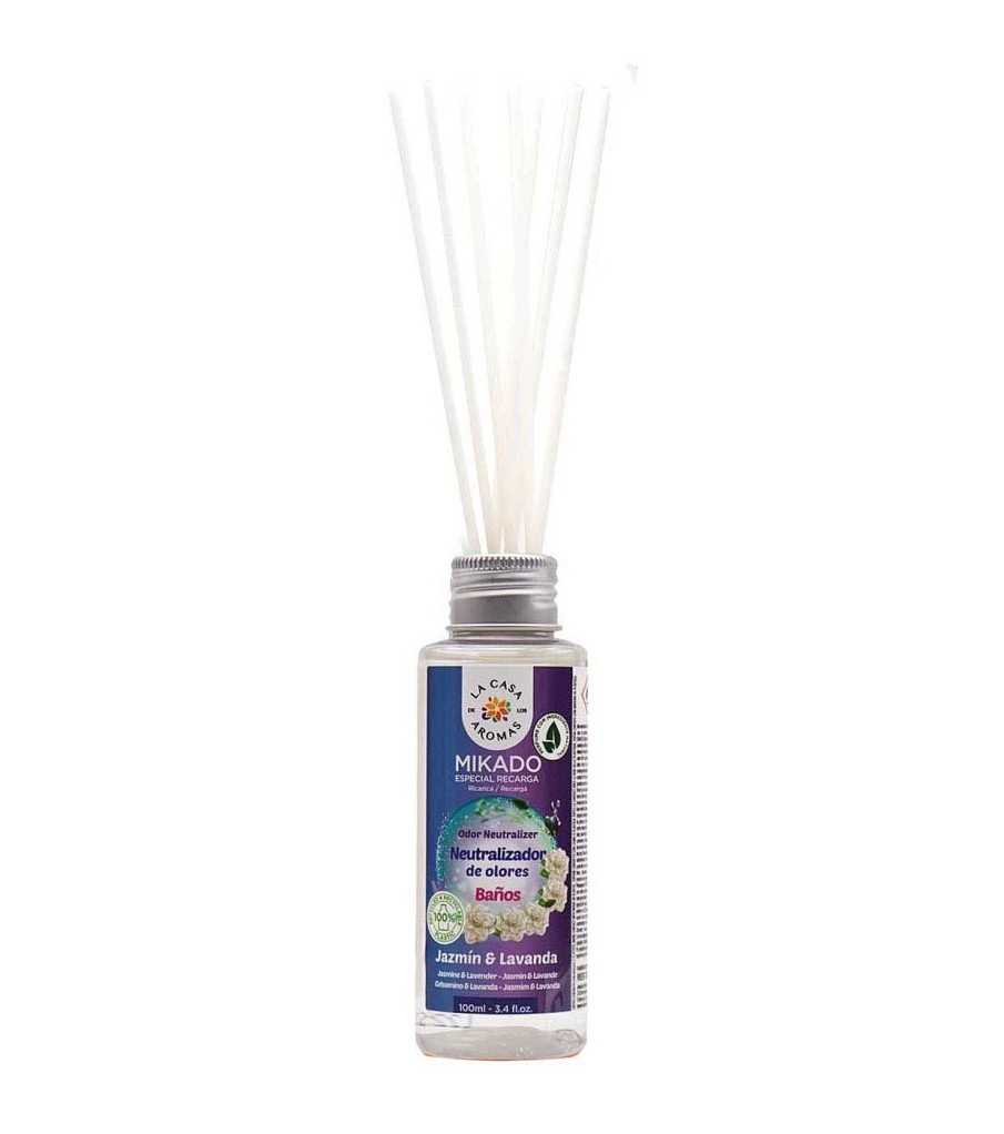 Ambientadores | La Casa de los Aromas La Casa De Los Aromas - Recarga Para Mikado 100Ml - Jazm N Y Lavanda