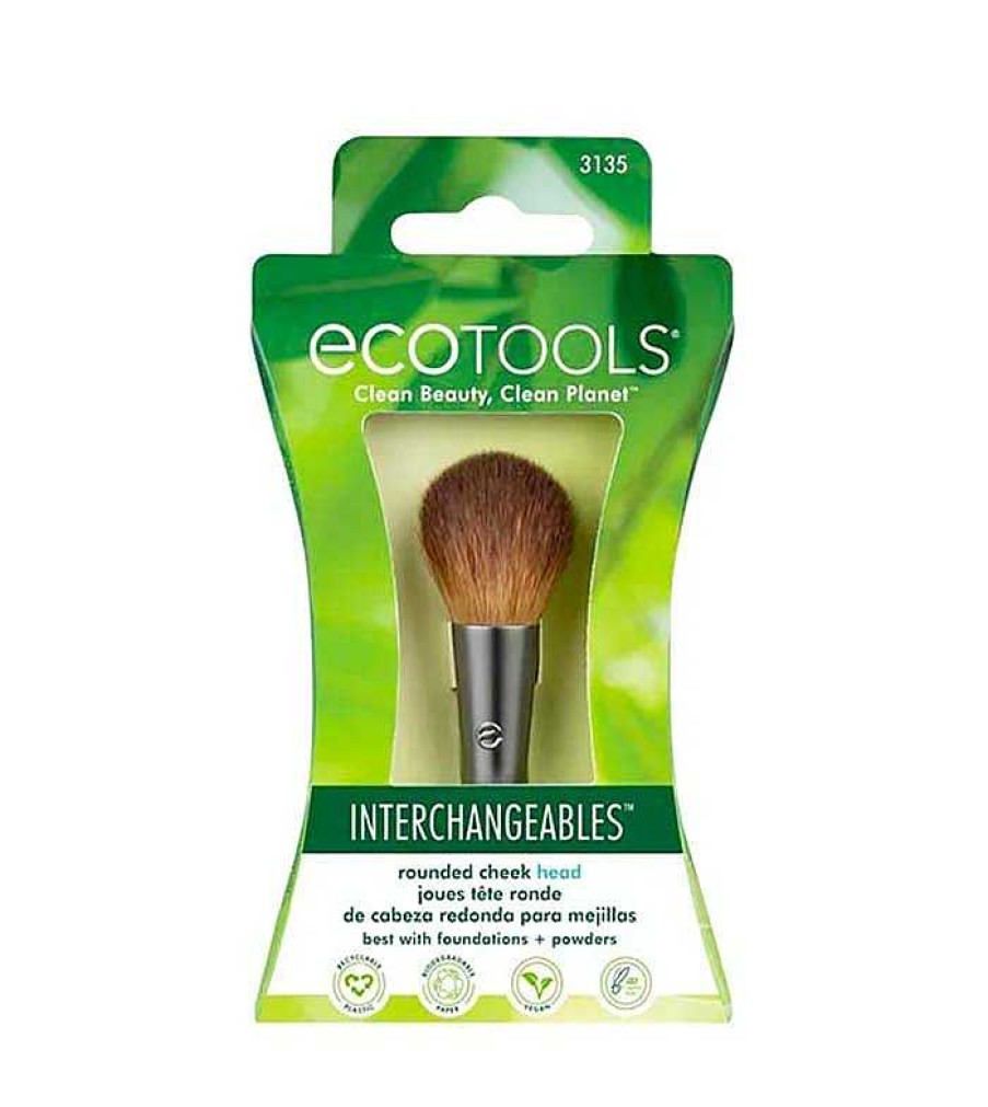 Brochas De Rostro | Ecotools Ecotools - Cabezal Para Brocha De Colorete Intercambiable Rounded Cheek Head