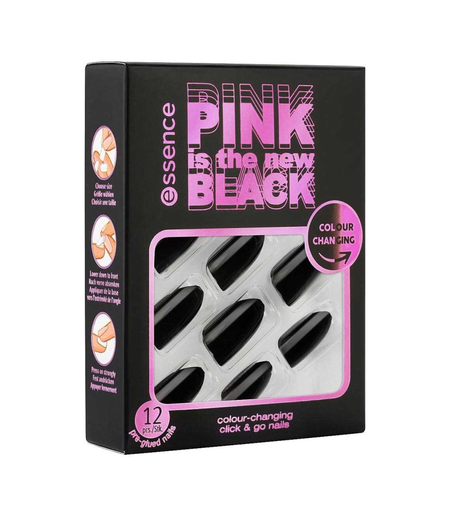 U As Postizas | Essence Essence - *Pink Is The New Black* - U As Postizas Colour-Changing Click & Go - 01: Show Your Pink Side