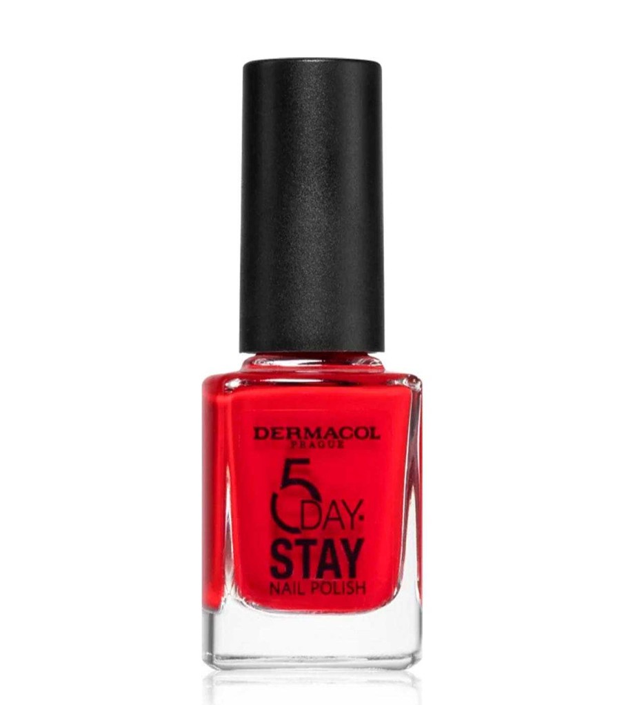 Esmaltes De U As | Dermacol Dermacol - Esmalte De U As 5 Day Stay - 21: Monroe Red