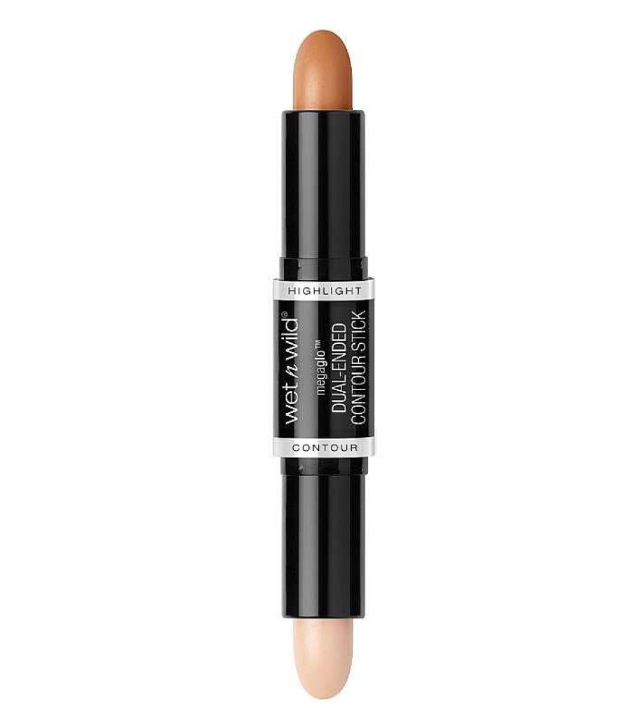 Bronceadores En Crema | Wet n Wild Wet N Wild - Stick Iluminador Y Contorno En Crema Megaglo - E7511: Light/Medium