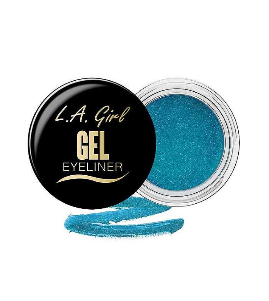 Delineadores En Gel | L.A. Girl L.A. Girl - Delineador De Ojos En Gel - Gel733: Mermaid Teal Frost