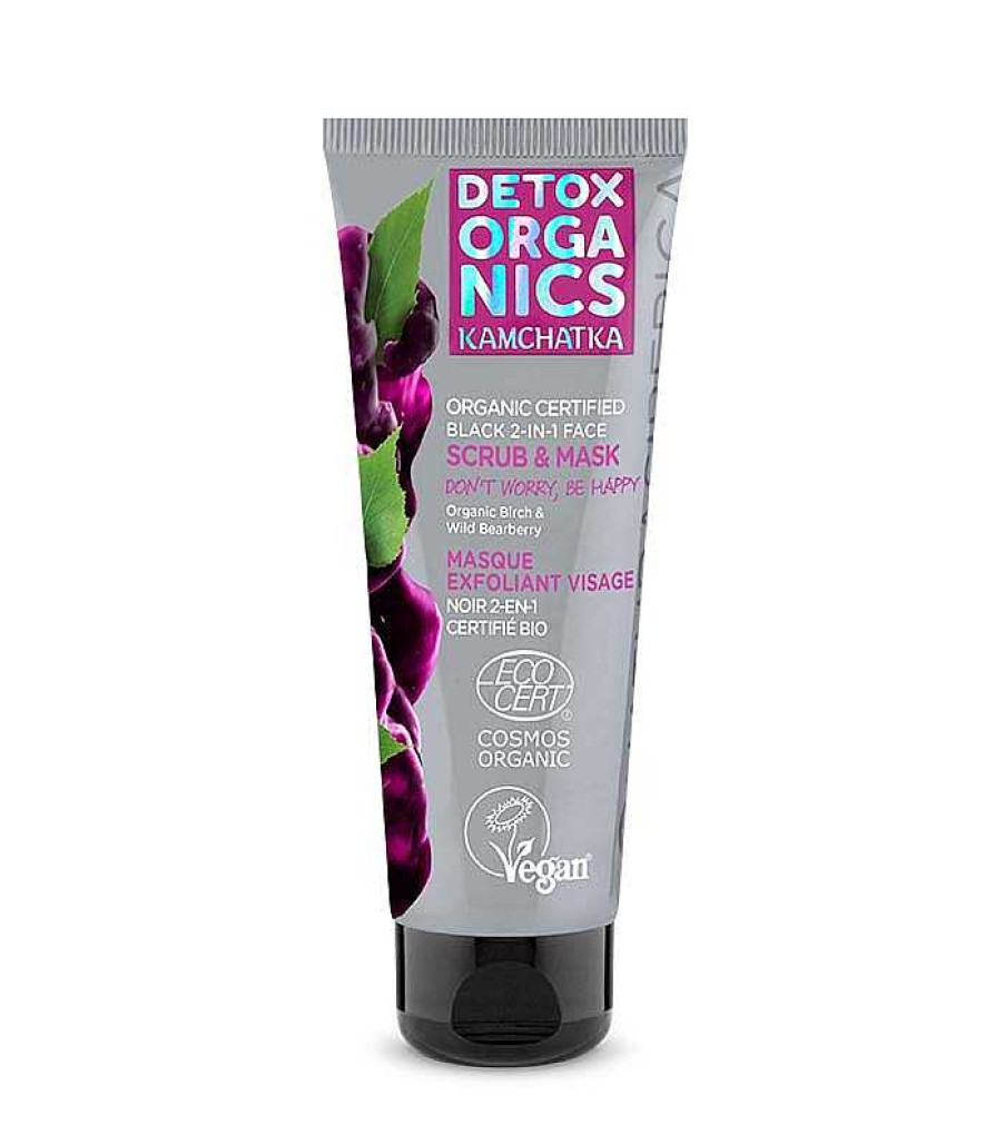 Exfoliante Facial | Natura Siberica Natura Siberica - *Detox Organics* - Exfoliante Y Mascarilla Negra 2 En 1