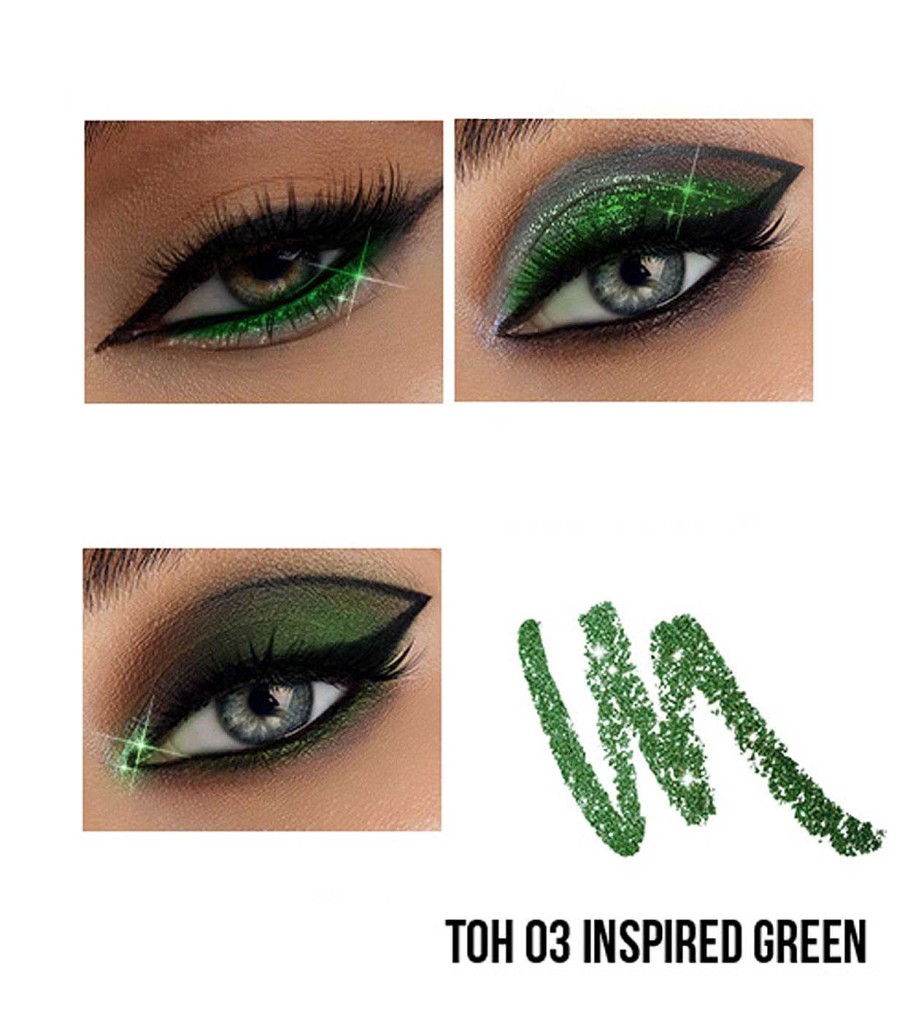 Delineadores En L Piz | 7DAYS 7Days - *Capsule* - Delineador De Ojos Smoky Eye Pencil & Shimmer 2In1 - 03: Inspired Green