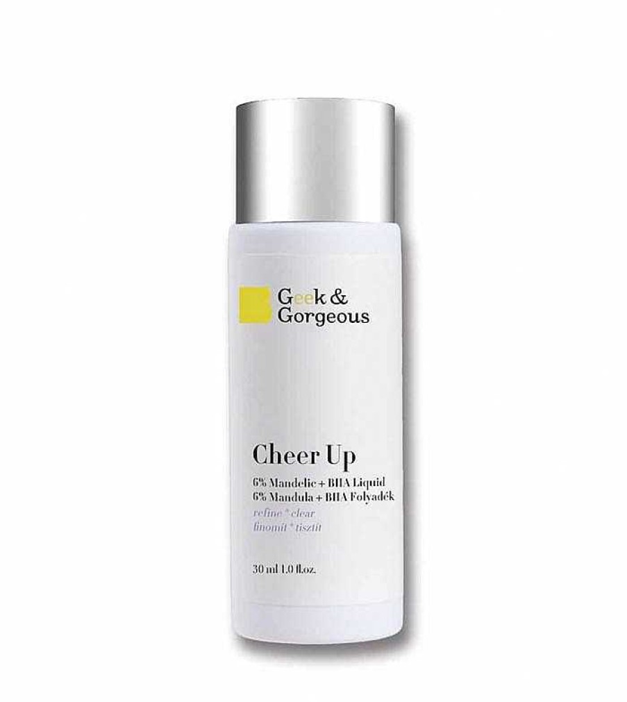 Exfoliante Facial | Geek & Gorgeous Geek & Gorgeous - Exfoliante Facial 6% De Cido Mand Lico + Bha Cheer Up - Piel Mixta 30Ml