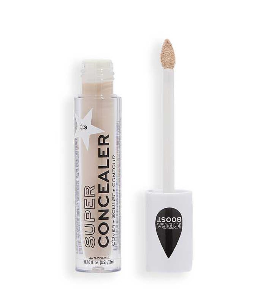 Correctores Fluidos | Revolution Relove Revolution Relove - Corrector L Quido Super Concealer Radiant Matte - C3