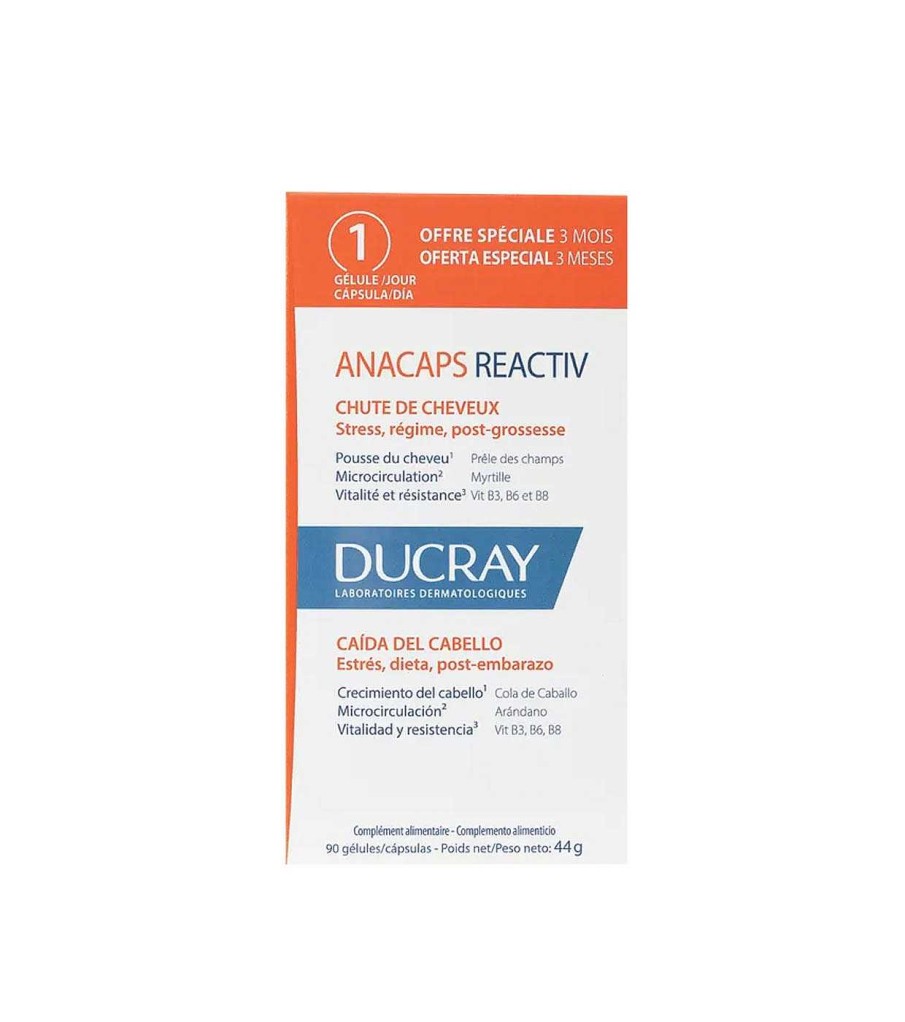 Tratamientos | Ducray Ducray - C Psulas Antica Da Del Cabello Anacaps Reactiv - 90 C Psulas