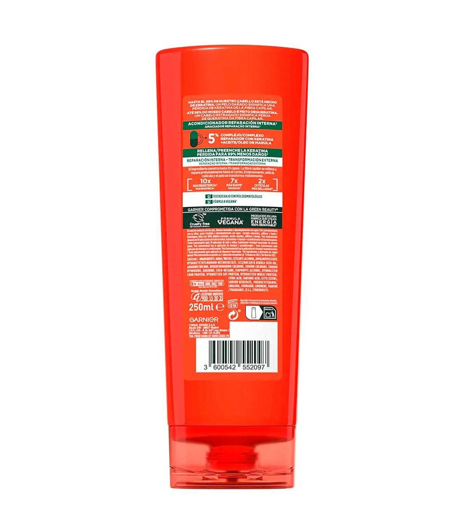 Acondicionadores Y Mascarillas | Garnier Garnier - *Adi S Da Os* - Acondicionador Fructis Reparaci N Interna - Cabello Da Ado