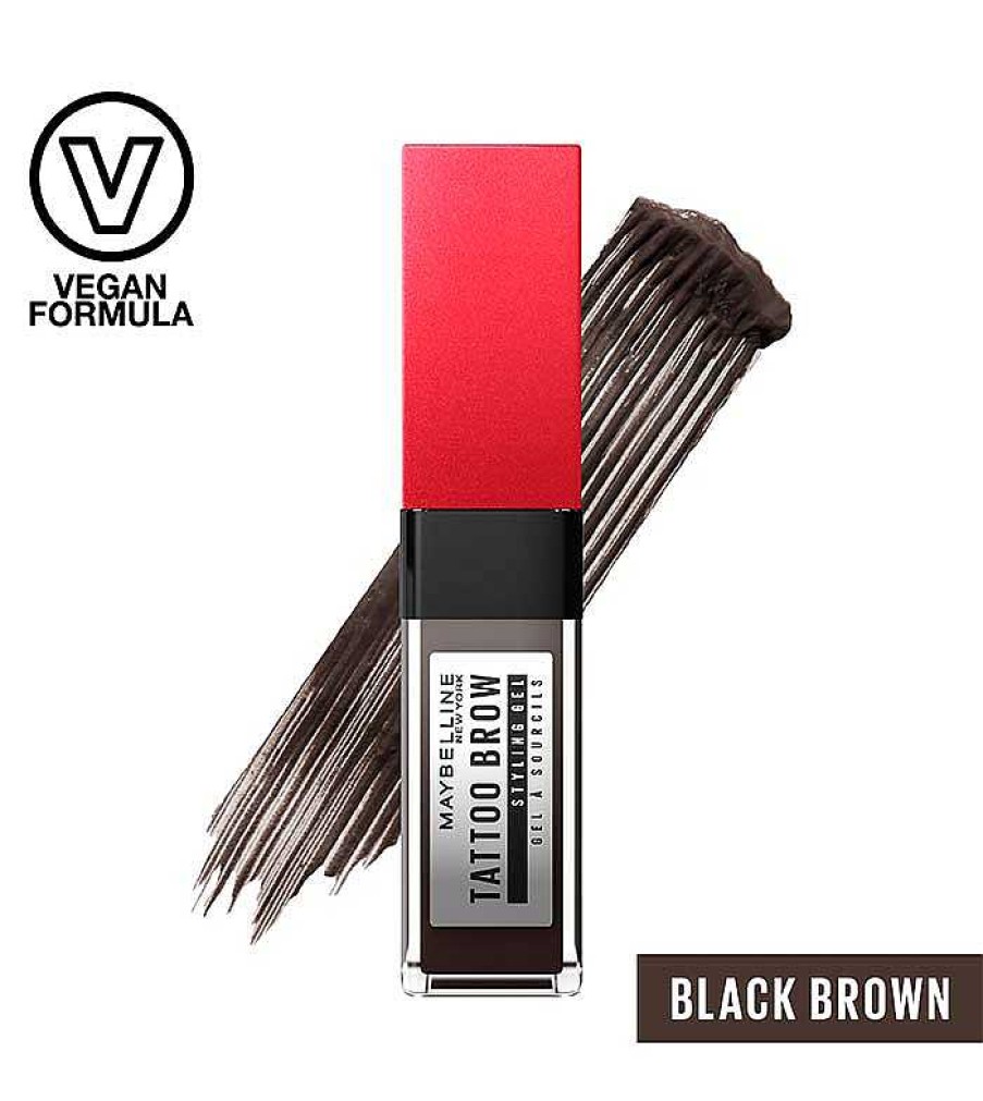 Cejas | Maybelline Maybelline - Gel De Cejas Tattoo Brow - 262: Black Brown