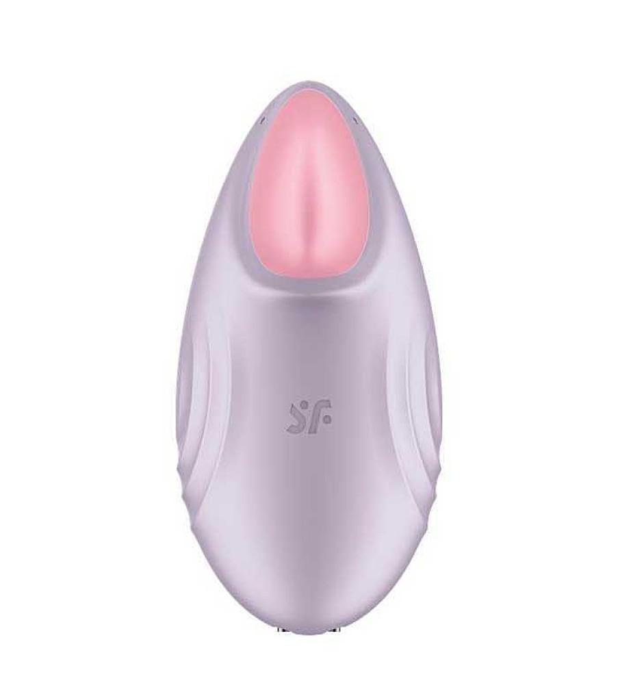 Masaje Y Relaciones Sexuales | Satisfyer Satisfyer - Vibrador Tropical Tip App Connect - Light Lilac