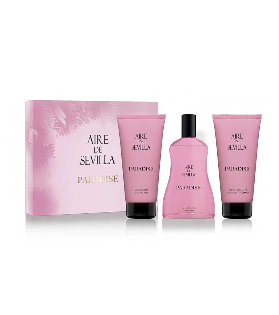 Perfumes Y Sets Para Ella | Aire de Sevilla Aire De Sevilla - Pack De Eau De Toilette Para Mujer - Paradise