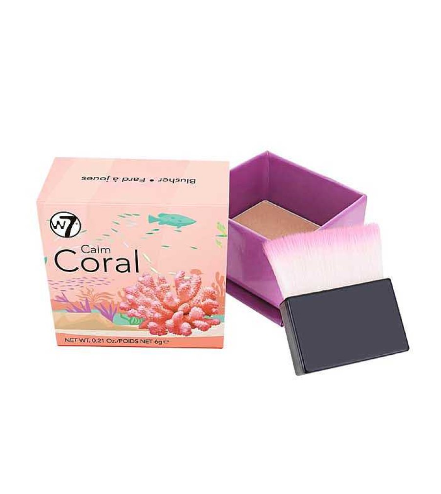 Colorete En Polvo | W7 W7 - Colorete En Polvo The Boxed Blusher - Calm Coral