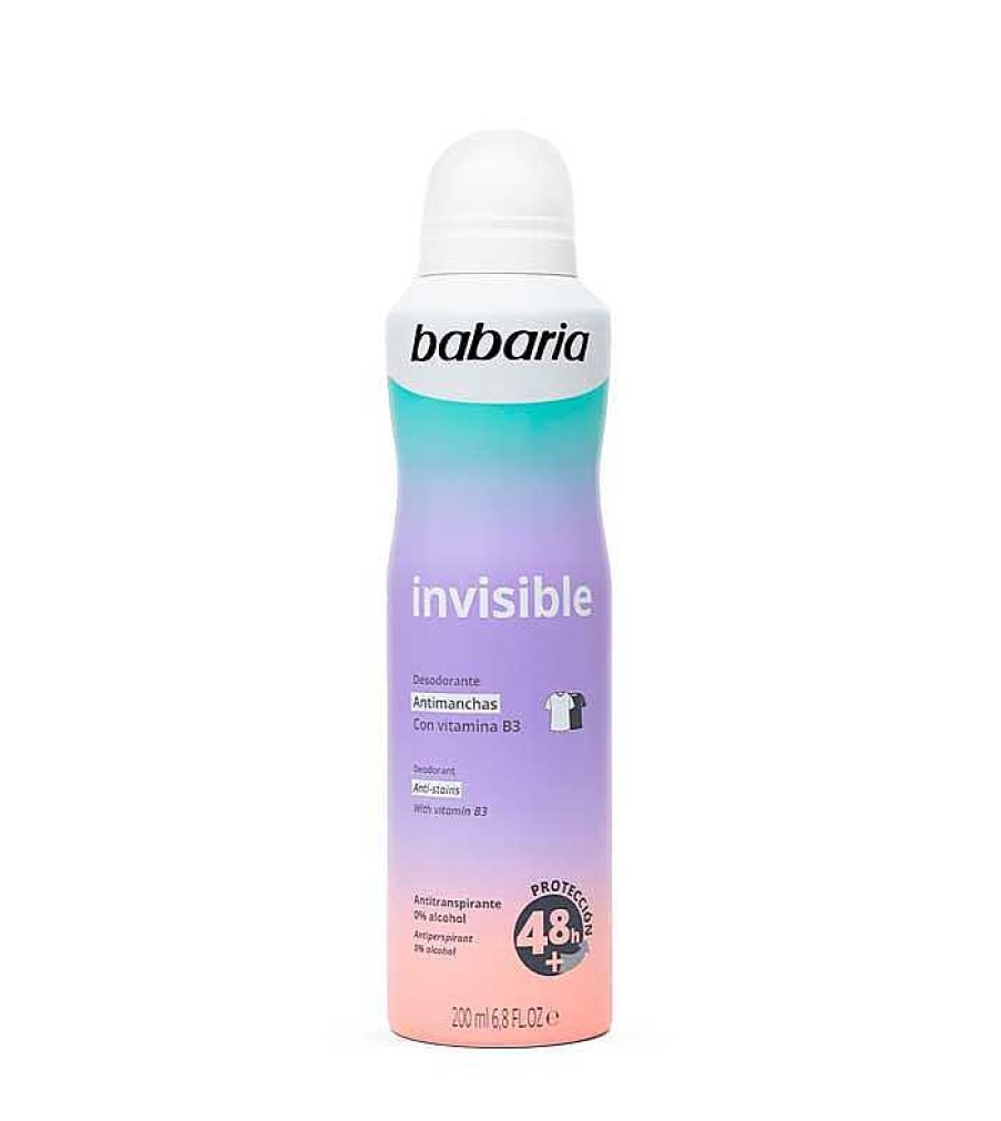 Desodorantes | Babaria Babaria - Desodorante En Spray Invisible - Antimanchas