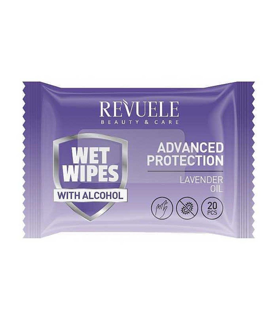 Desinfectantes De Manos Y Mascarillas | Revuele Revuele - Toallitas H Medas Advanced Protection - Aceite De Lavanda