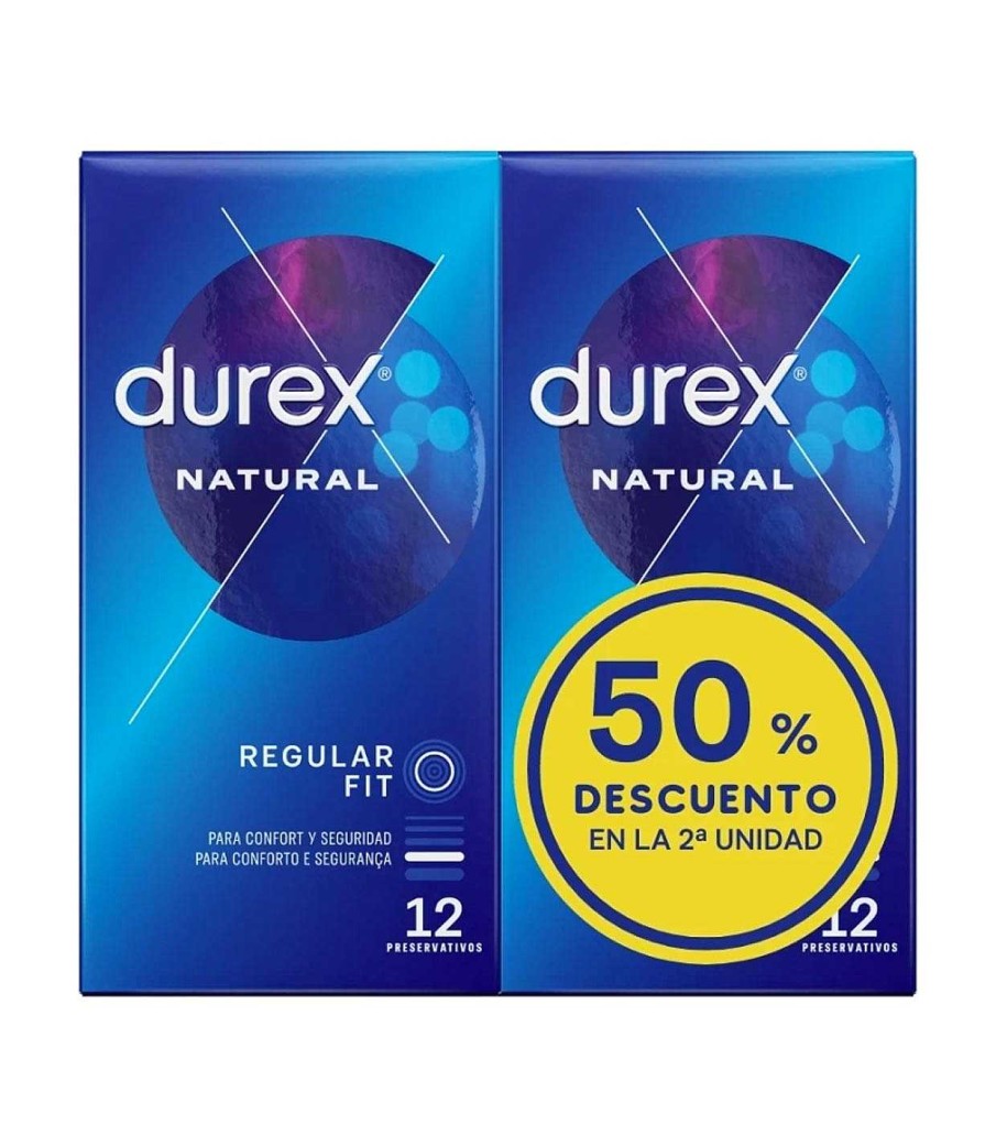 Masaje Y Relaciones Sexuales | Durex Durex - Preservativos Natural - 2 X 12 Unidades