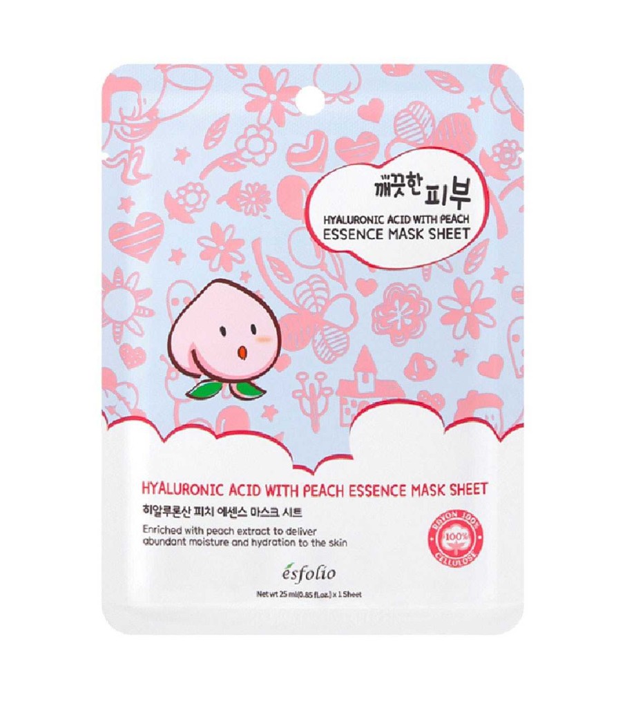 Mascarillas | esfolio Esfolio - Mascarilla Essence Mask Sheet - Cido Hialur Nico Y Melocot N