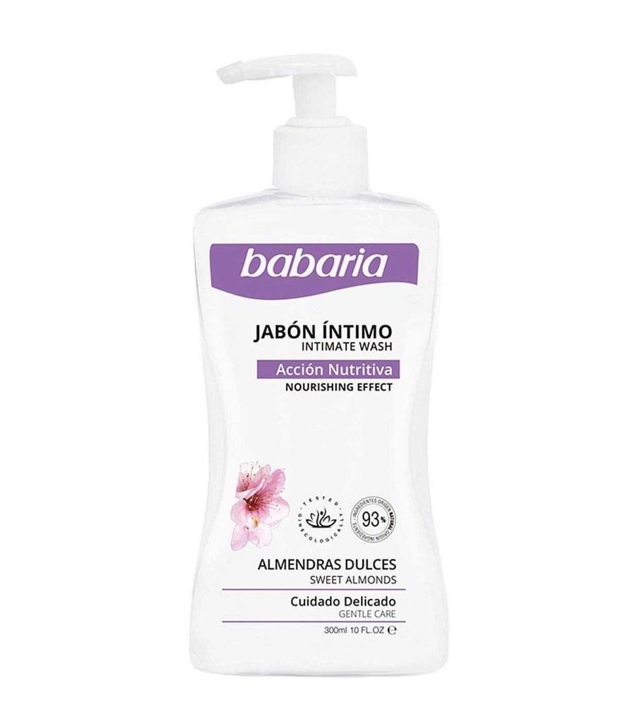 Higiene Ntima | Babaria Babaria - Jab N Ntimo Con Cido L Ctico - Acci N Nutritiva - Almendras Dulces