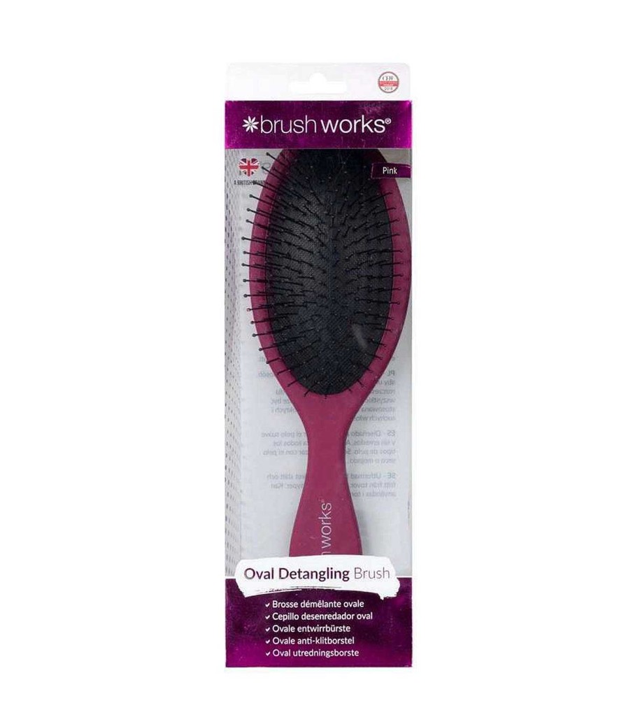 Accesorios Cabello | Brushworks Brushworks - Cepillo Desenredante - Rosa