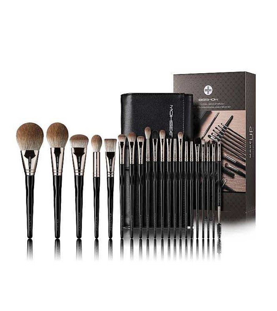 Sets De Brochas | Eigshow Eigshow - Set 21 Brochas De Maquillaje Black Swan