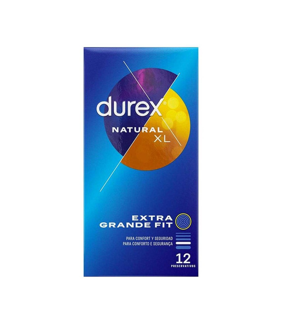 Masaje Y Relaciones Sexuales | Durex Durex - Preservativos Natural Xl - 12 Unidades