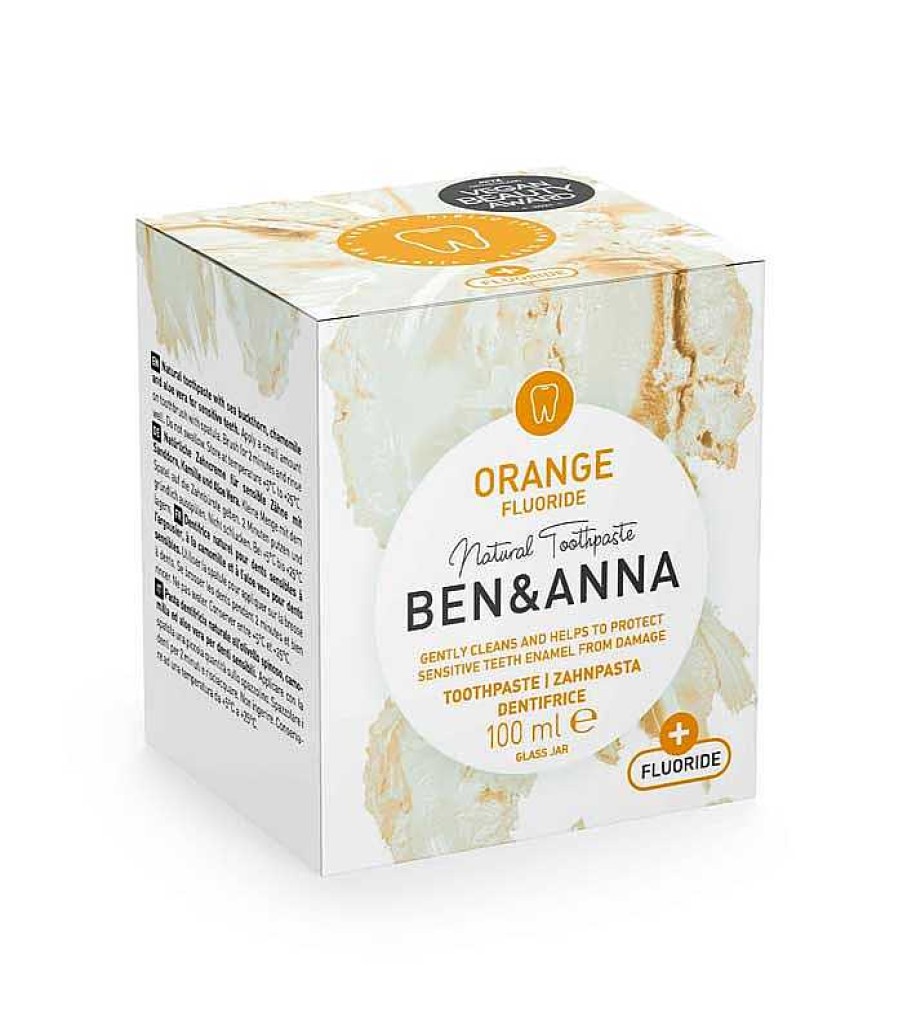 Higiene Bucodental | Ben and Anna Ben & Anna - Pasta De Dientes Natural En Crema Con Fl Or - Orange