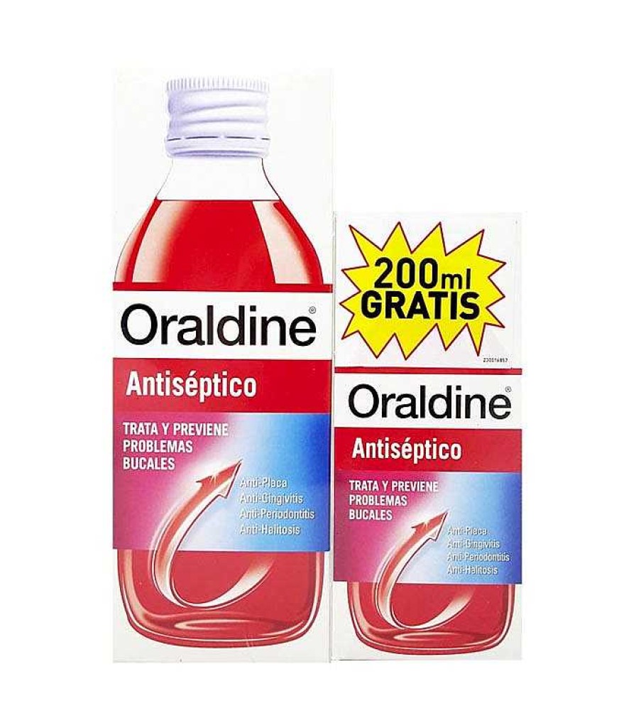 Higiene Bucodental | Oraldine Oraldine - Pack Enjuague Bucal 400Ml + 200Ml