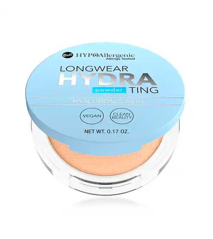 Polvos Compactos | Bell Bell - Polvos Compactos Con Cido Hialur Nico Longwear Hydrating - 03: Natural