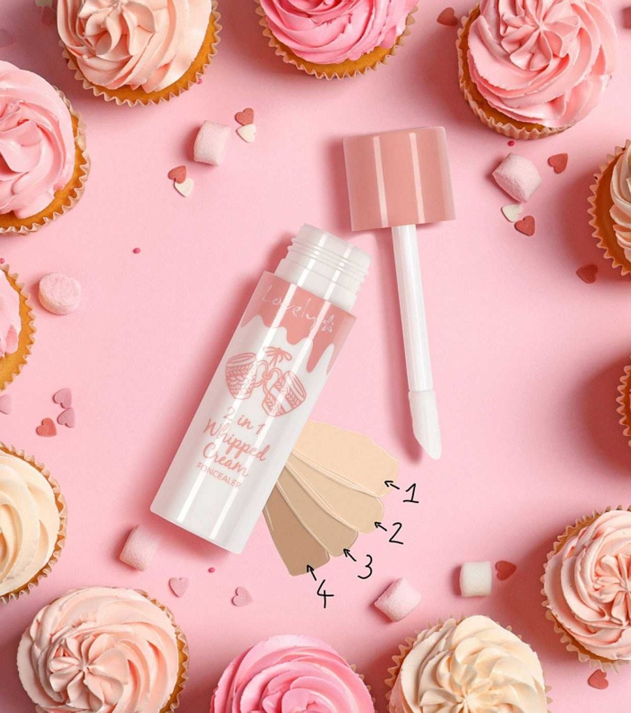 Base De Maquillaje Fluida | Lovely Lovely - *Cozy Feeling* - Base De Maquillaje Y Corrector 2 In 1 Whipped Cream - 02: Nude