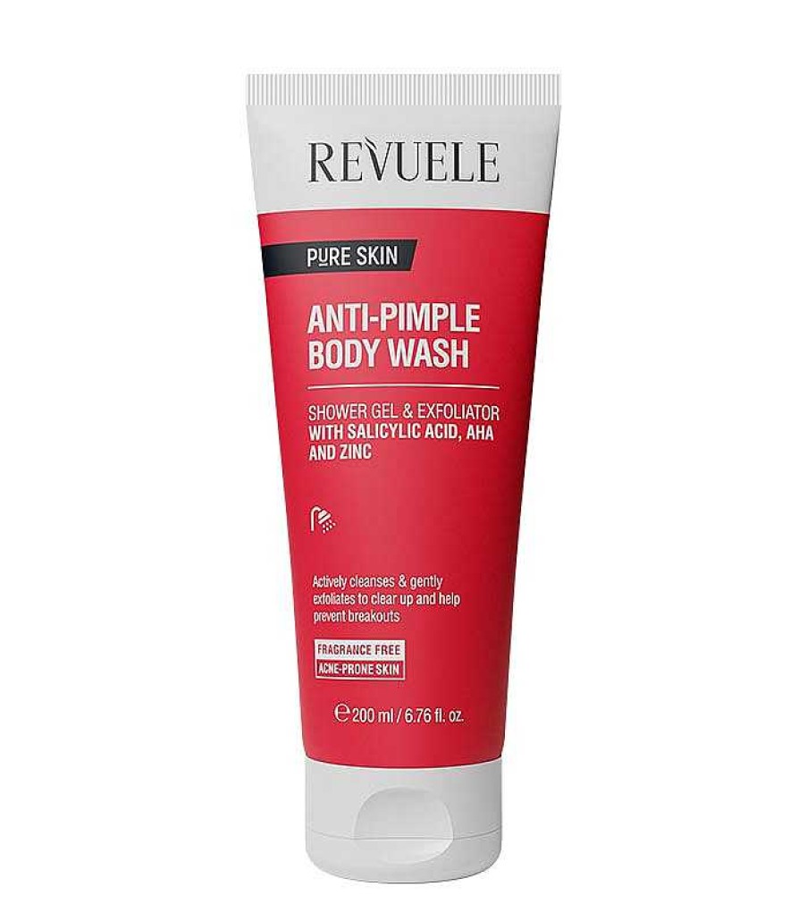 Geles De Ba O | Revuele Revuele - *Pure Skin* - Gel De Ducha Exfoliante Antiespinillas Anti-Pimple Body Wash