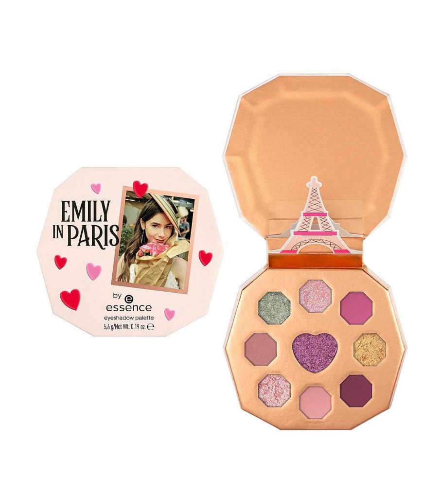 Paletas De Sombras | Essence Essence - *Emily In Paris* - Paleta De Sombras De Ojos - 01: #Meetmeattheeiffeltower