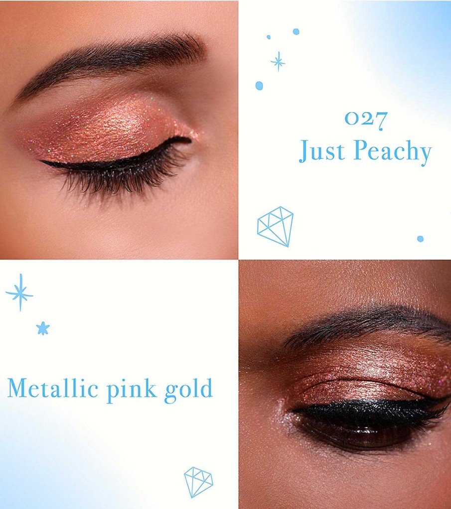 Sombras De Ojos En Crema | MOIRA Moira - Sombra De Ojos L Quida Diamond Daze - 027: Just Peachy